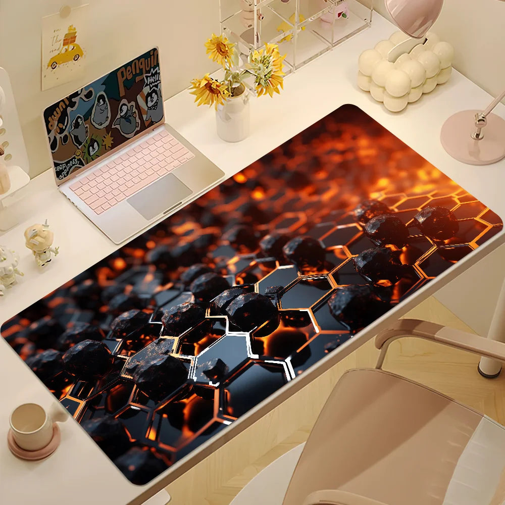 Tapis de Souris Hexagone Géométrique - Vue principale
